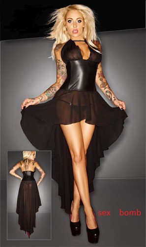 Sexy abito vestito nero - sexy,