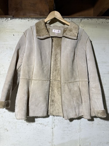 Giacca scamosciata marrone