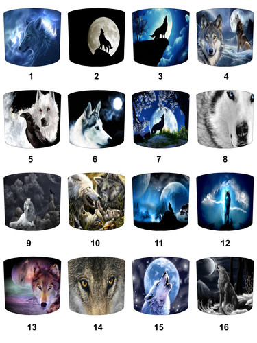 Night wolves paralume tromba - paralume,
