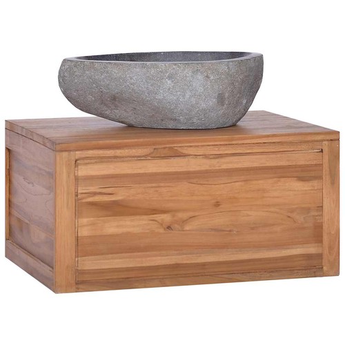 Teak massello armadietto - teak,