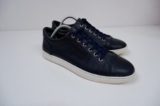 Dolce & Gabbana D&G Uomo Sneakers, Scarpe da Ginnastica, UK 7 EU41, Pelle Blu Navy, Ottime Condizioni