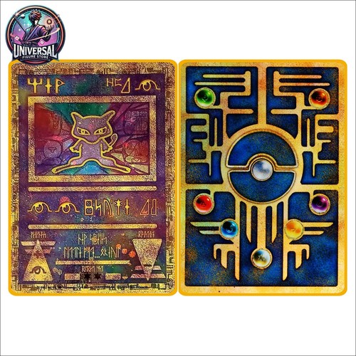 Pokemon card ancient mew metal - card,