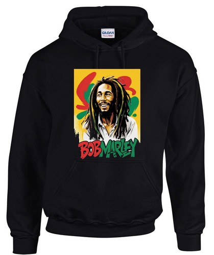 Felpa con cappuccio bob marley - felpa,