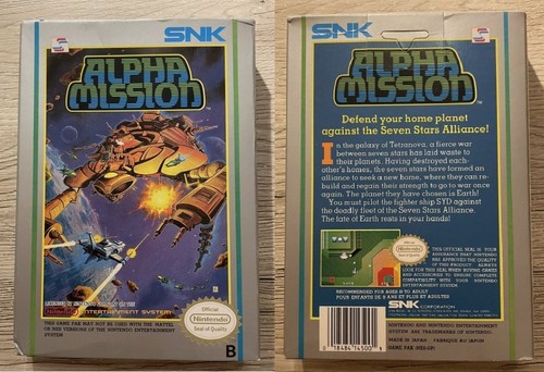 Alpha mission nes pal snk - alpha,