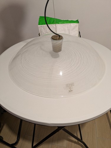 Lampadario disco cappello - lampadario,