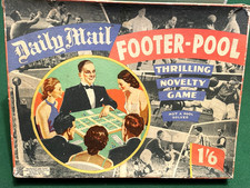 Gioco calcio biliardo a piè di pagina posta quotidiana vintage anni 20