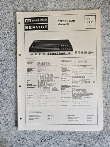 Manuale servizio originale - manuale,
