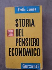 STORIA DEL PENSIERO ECONOMICO