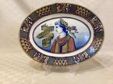 Piatto ovale in ceramica a