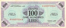 Italia 100 Lire Serie del 1943