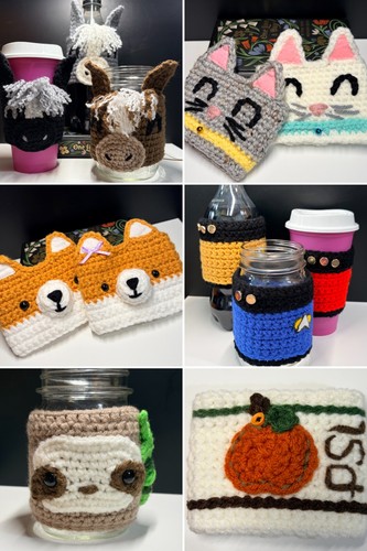 Artisan crochet cozy cuff - crochet,