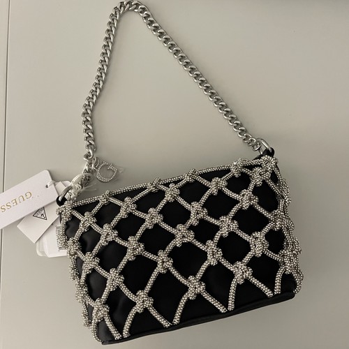 Borsa guess nera - con, intreccio