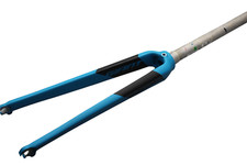 Giant Contend SL Forcella Bici da Corsa 1 1/8 Pollici Alluminio Nero Blu Gravel