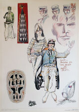 PRATT POSTER CORTO MALTESE IVALDI-LO VECCHIO NON FIRMATO