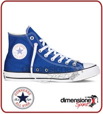 SCARPE CONVERSE ALL STAR BAMBINO BAMBINA  BIANCO UNISEX TELA ALTE TG 27 28 29 30