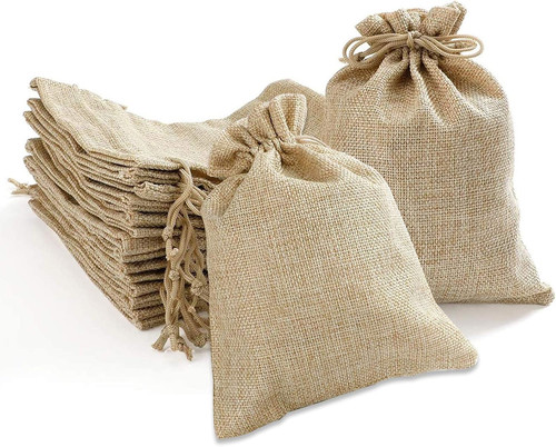 20pcs sacchetti juta - sacchetti,