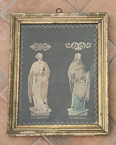 Antico ricamo sacre - -sacre, figure