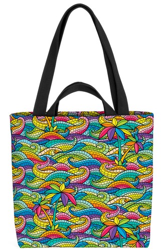 Borsa colori arcobaleno hawaii