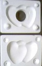 Stampi per stampi in ceramica DOPPIO CUORE JayKay 446