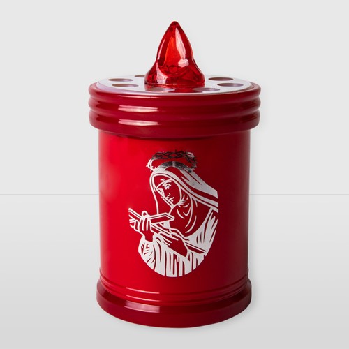 Lumino elettrico rosso - , luce