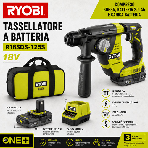Ryobi tassellatore batteria - tassellatore,