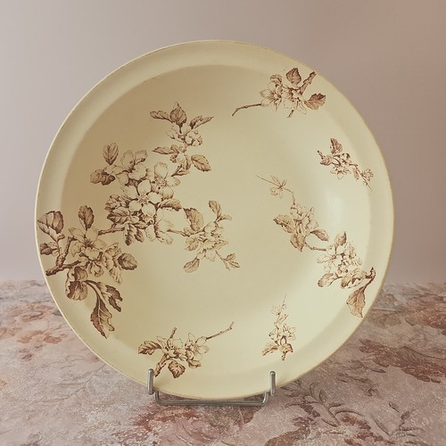 Plat rond creux décor - plat, pommier