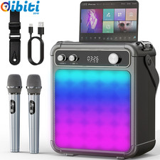 Karaoke Con 2 Microfoni,Cassa