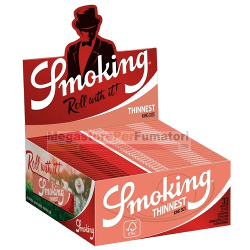 Cartine smoking lunghe sottile - cartine,