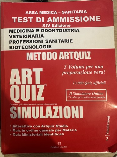 Art quiz simulazioni rosso - rosso,