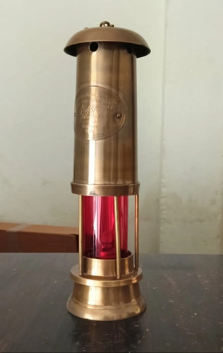 Antica lampada ottone - in,