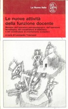 Le nuove attività della funzione docente