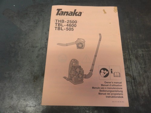 Tanaka thb 2500 tbl 4600 - thb-2500, tbl-4600