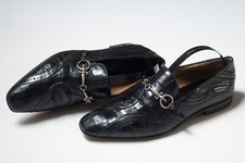 Mocassini uomo CESARE PACCIOTTI in pelle nera taglia UK 7,5 / US 8,5