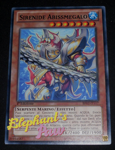 Yugioh sirenide abissmegalo - -,