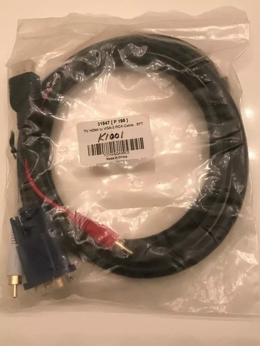 Cavo hdmi vga rca - tv,