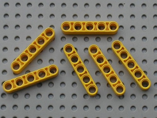 Lego technic yellow beam - lego, ref