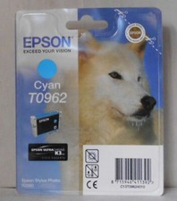Cartuccia inchiostro originale Epson T0962 ciano per stilo foto R2880 blister