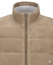Nuovo Gilet In Pelle Suede