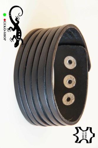Bracciale pelle cuoio - bracciale,