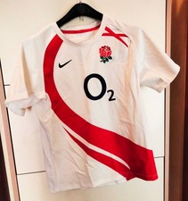 INGHILTERRA-MAGLIA NAZIONALE INGLESE DI RUGBY-TAGLIA L-DA RAGAZZO-AGE 12/13