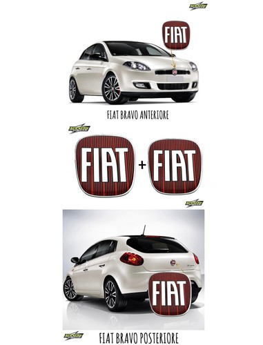 Adesivo logo fiat - adesivo, resinato