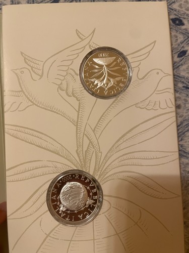 Dittico monete argento 2000 - dittico,