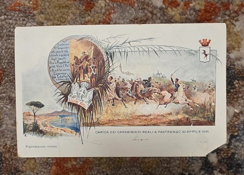 Storica cartolina carica dei - "carica,