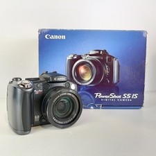 Canon Powershot S5 IS fotocamera digitale bridge 8 Mp, zoom ottico 12X in scatola 