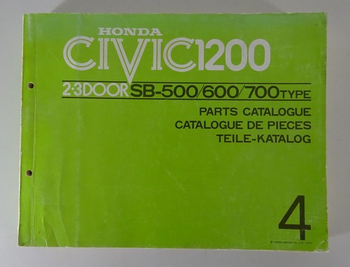 Catalogo ricambi honda - catalogo, civic