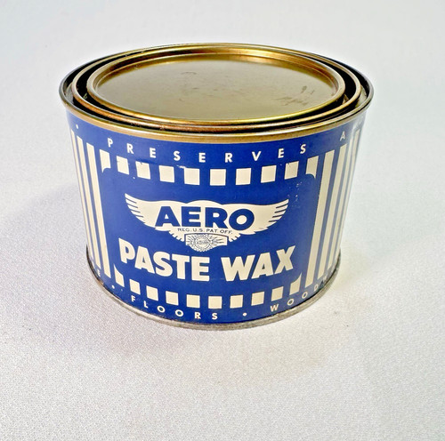 Vintage paste wax aero - paste, floors