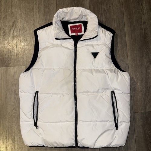 Gilet imbottito guess bianco - guess,
