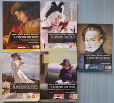 Il Piacere dei Testi Guido Baldi Volumi 2 + 4 + 5 + 6 + Leopardi Paravia