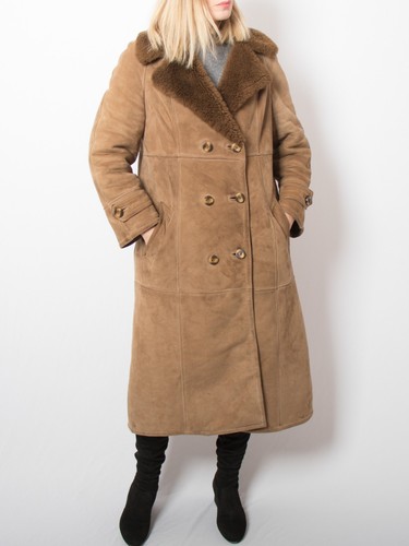 Cappotto lungo pelle pecora - cappotto, di