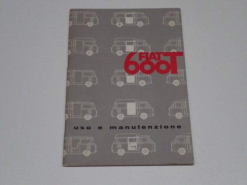 Fiat 600 furgone libretto - fiat,